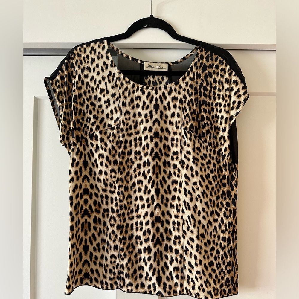 Leopard Print Women's Top
